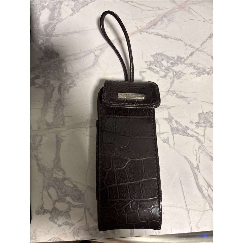 Vintage Pierre Cardin Crocodile‎ Pattern Handled Phone Case